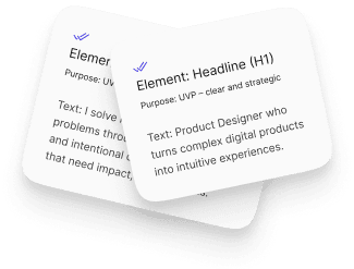 Content-first approach: writing all copy before designing in Figma